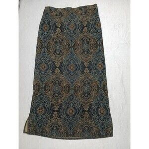 Vintage Notions Clothing Co. Paisley Tapestry Maxi Skirt - L - Boho Whimsigoth